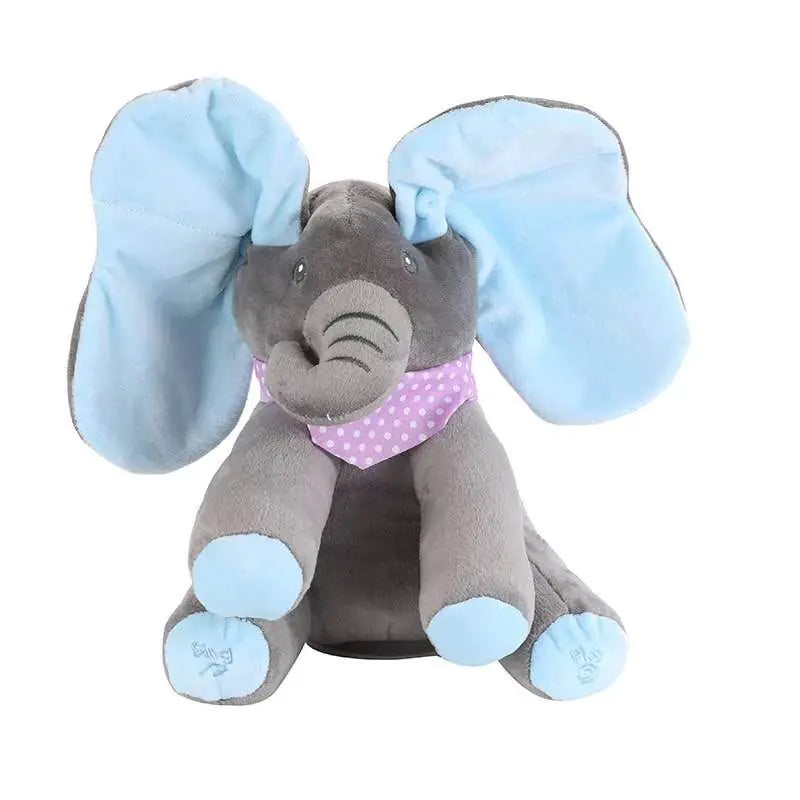 Elefante de felpa musical personalizable para niños