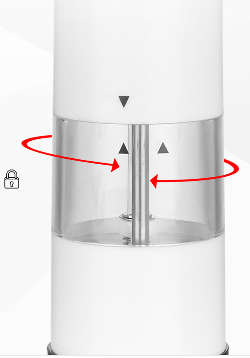 Electric salt and pepper grinder