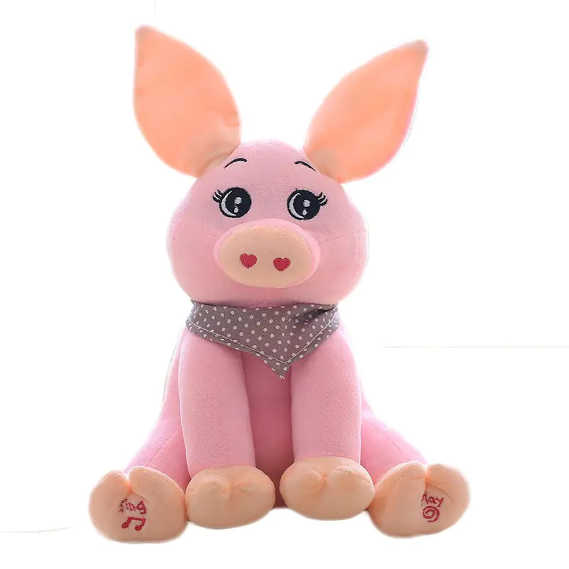 Elefante de felpa musical personalizable para niños