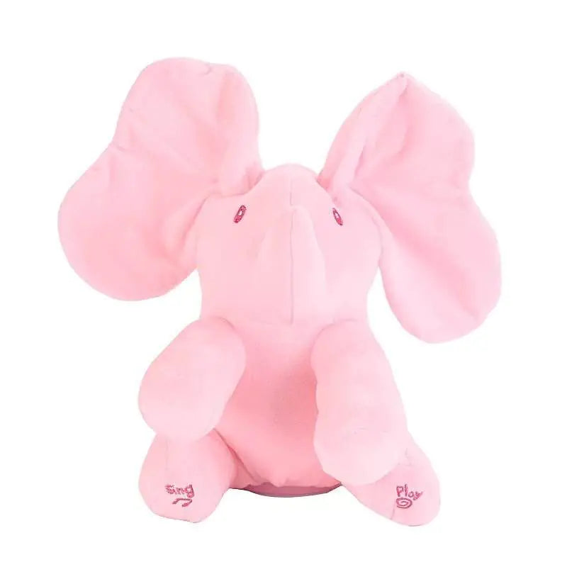 Elefante de felpa musical personalizable para niños