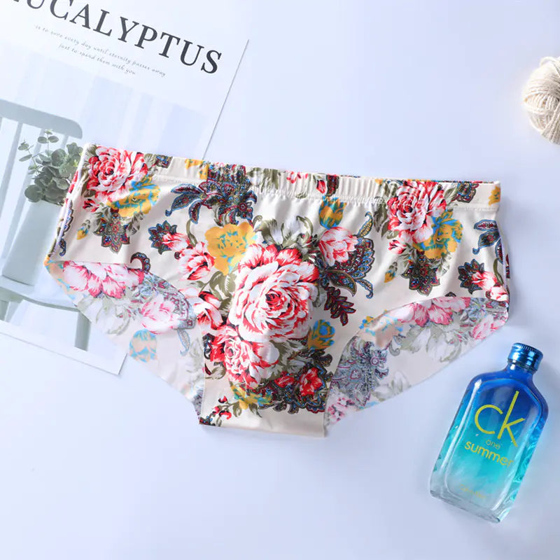 Ropa interior de seda de hielo para hombre para comodidad veraniega