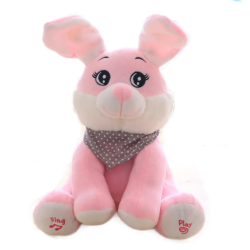 Elefante de felpa musical personalizable para niños