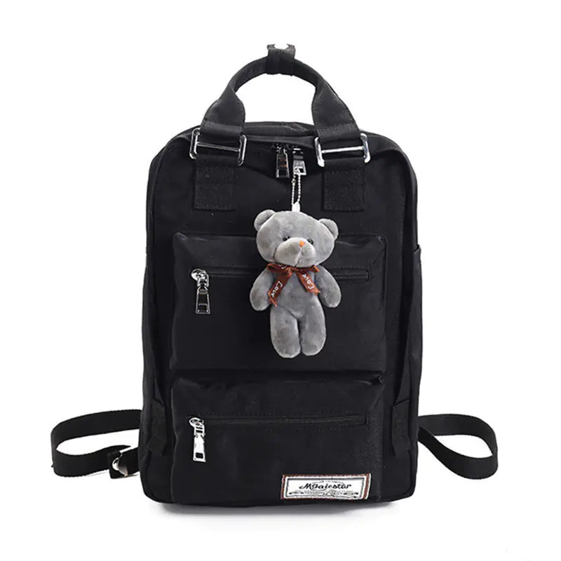 Mochila impermeable de tela Oxford para estudiantes (14 pulgadas / 35.56 centímetros)