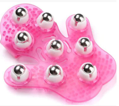 360-Degree Rotating Body Massage Device with Balls