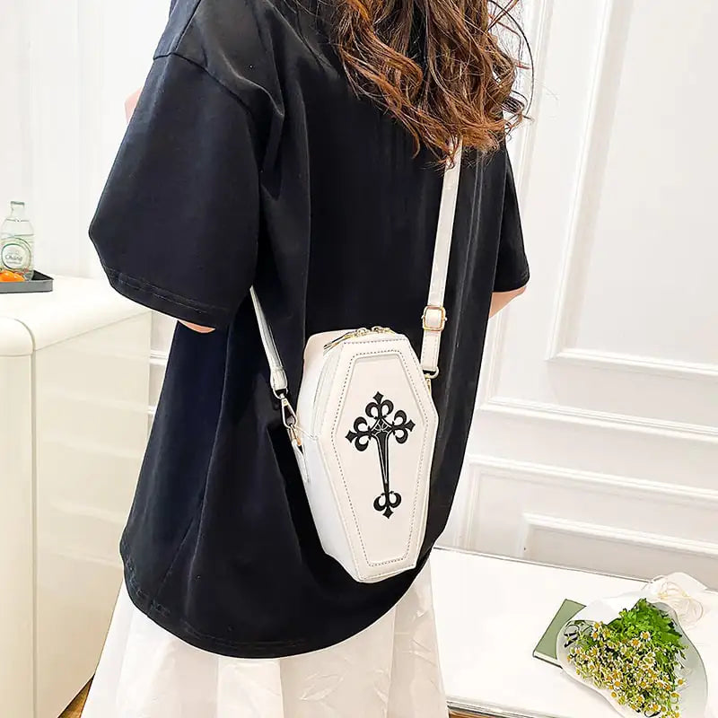 Bolso Retro Dark Cross de hombro para las mujeres