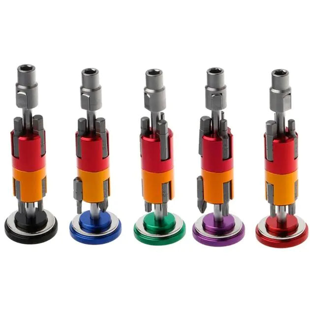 Conjunto de herramientas de reparación multifunción para bicicletas