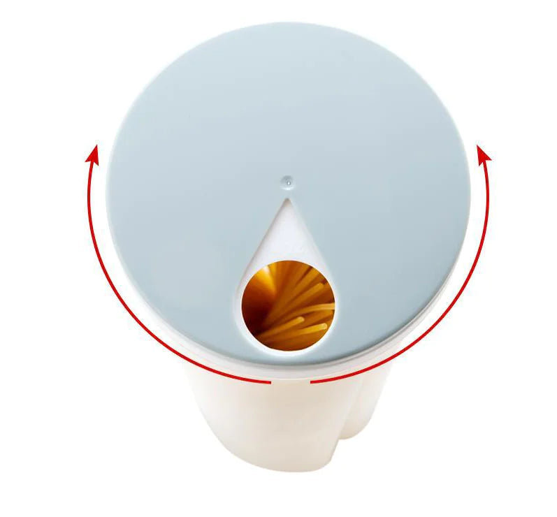 Caja de almacenamiento de pasta de plástico