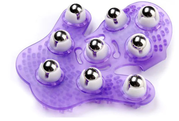360-Degree Rotating Body Massage Device with Balls