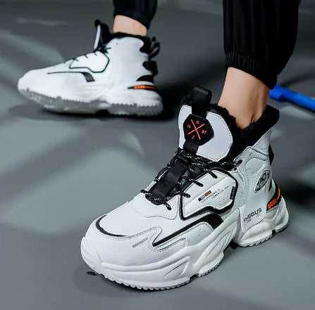 أحذية رياضية عالية الرقبة - نمط هيب هوب كاجوال 