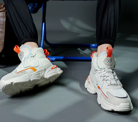 أحذية رياضية عالية الرقبة - نمط هيب هوب كاجوال 