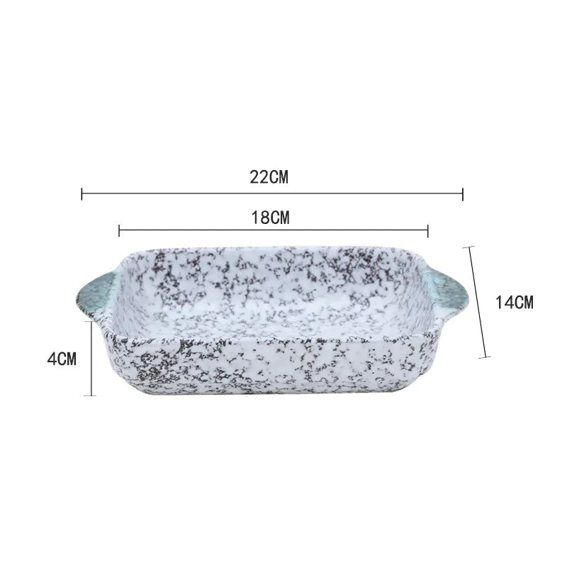 Cuencoi de cerámica creativa para hornear apto para microondas