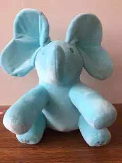 Elefante de felpa musical personalizable para niños