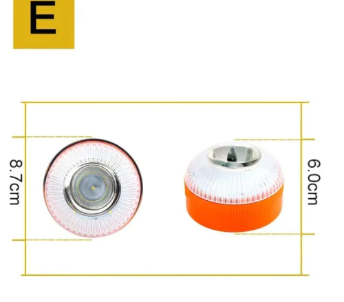 مصباح تحذير طوارئ للسيارة بتقنية LED V16 // مصباح تحذير طوارئ للسيارة بتقنية LED V16