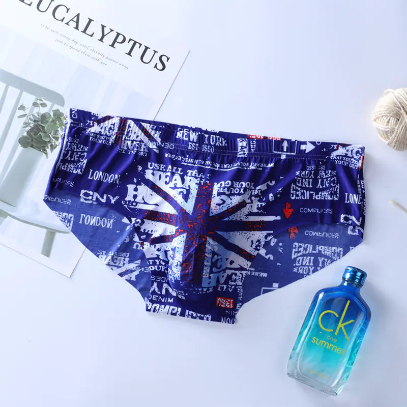 Ropa interior de seda de hielo para hombre para comodidad veraniega