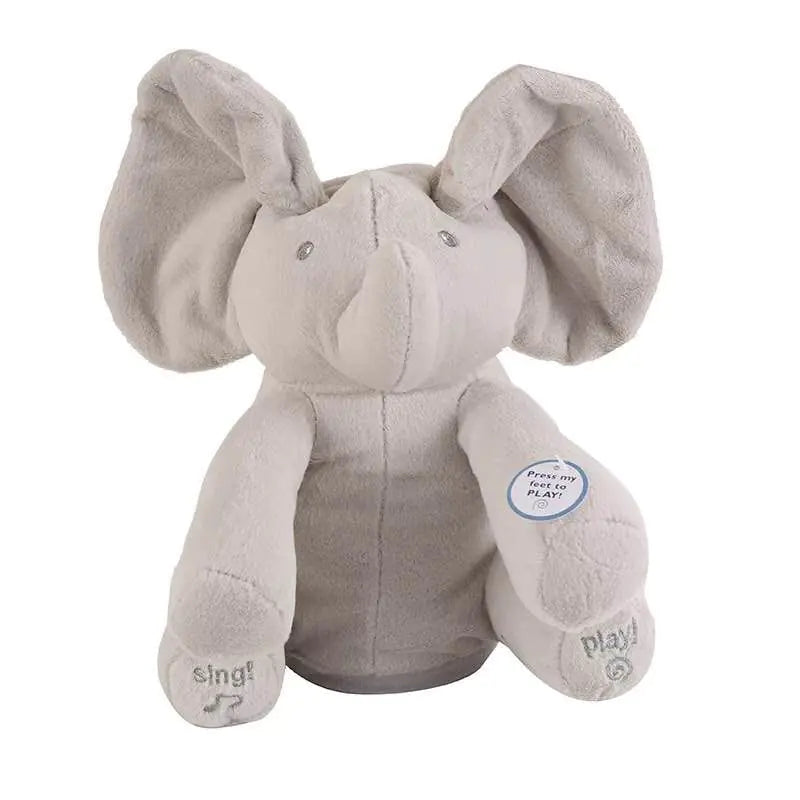 Elefante de felpa musical personalizable para niños