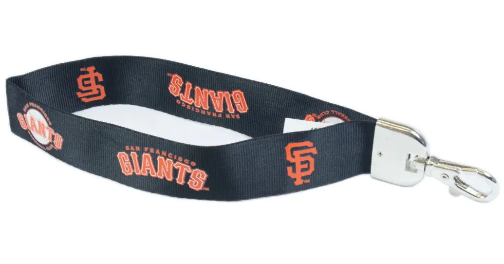 cordón deportivo y cómodo de muñeca de los MLB San Francisco Giants Talla Única Talla Negro