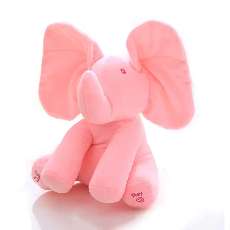 Elefante de felpa musical personalizable para niños