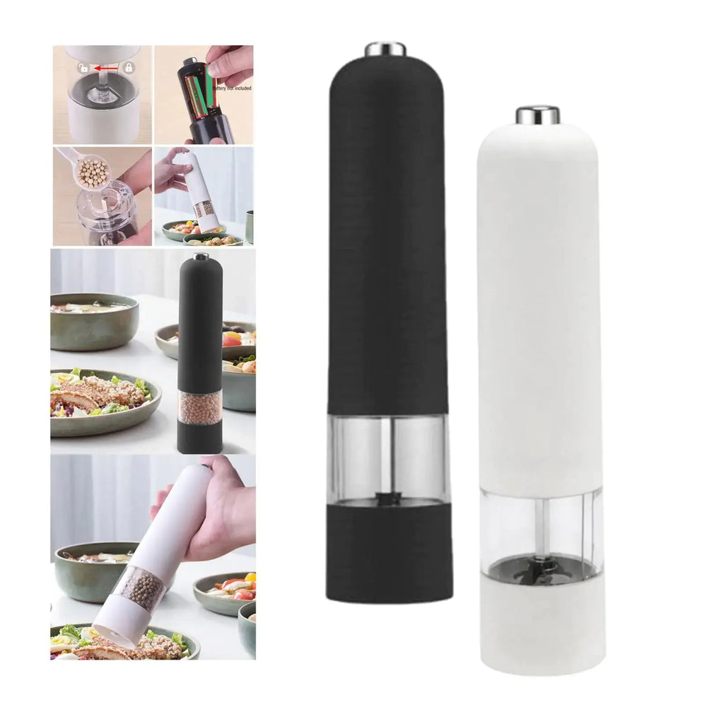 Electric salt and pepper grinder