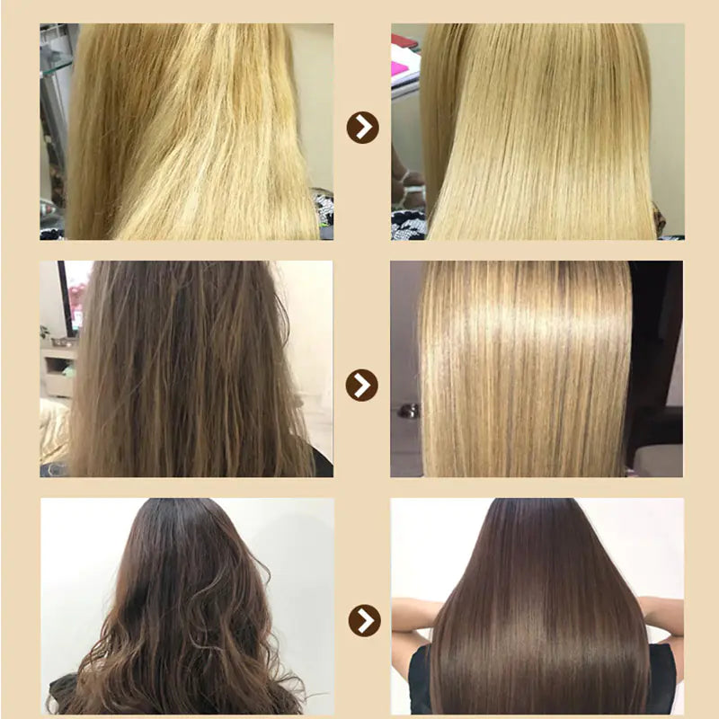 قناع تنعيم الشعر ومنع تساقطه للتحكم في التجعد