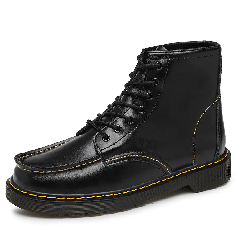 Botas Martin altas de piel de vaca para hombre