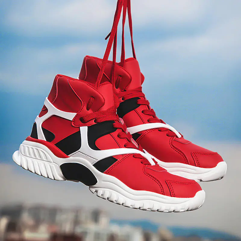 أحذية رياضية عالية الرقبة - نمط هيب هوب كاجوال 