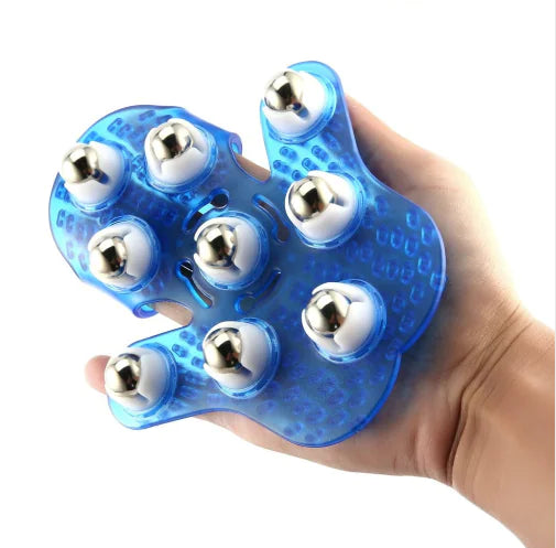360-Degree Rotating Body Massage Device with Balls