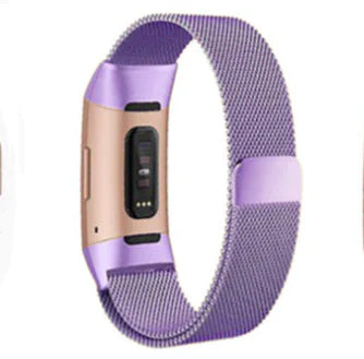 سوار ذكي بحزام معدني من الفولاذ المقاوم للصدأ