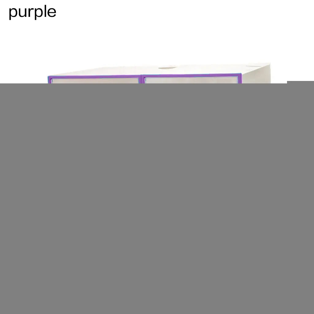 Caja de zapatos de plástico transparente multifuncional para hombre