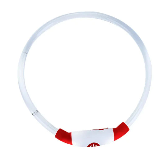 Collar de perro recargable led