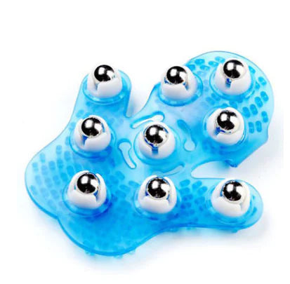 360-Degree Rotating Body Massage Device with Balls