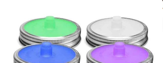 غطاء تخمير سيليكوني مانع لتسرب الهواء لبرطمان ماسون (مجموعة واحدة) 